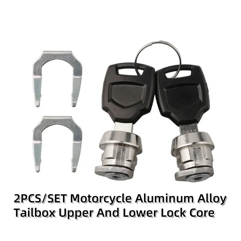 Motorcycle Trunk Swivel Latch 2PCS Scratch Resistant Rear Upper Storage Box Part for Motorbike DIY Modification