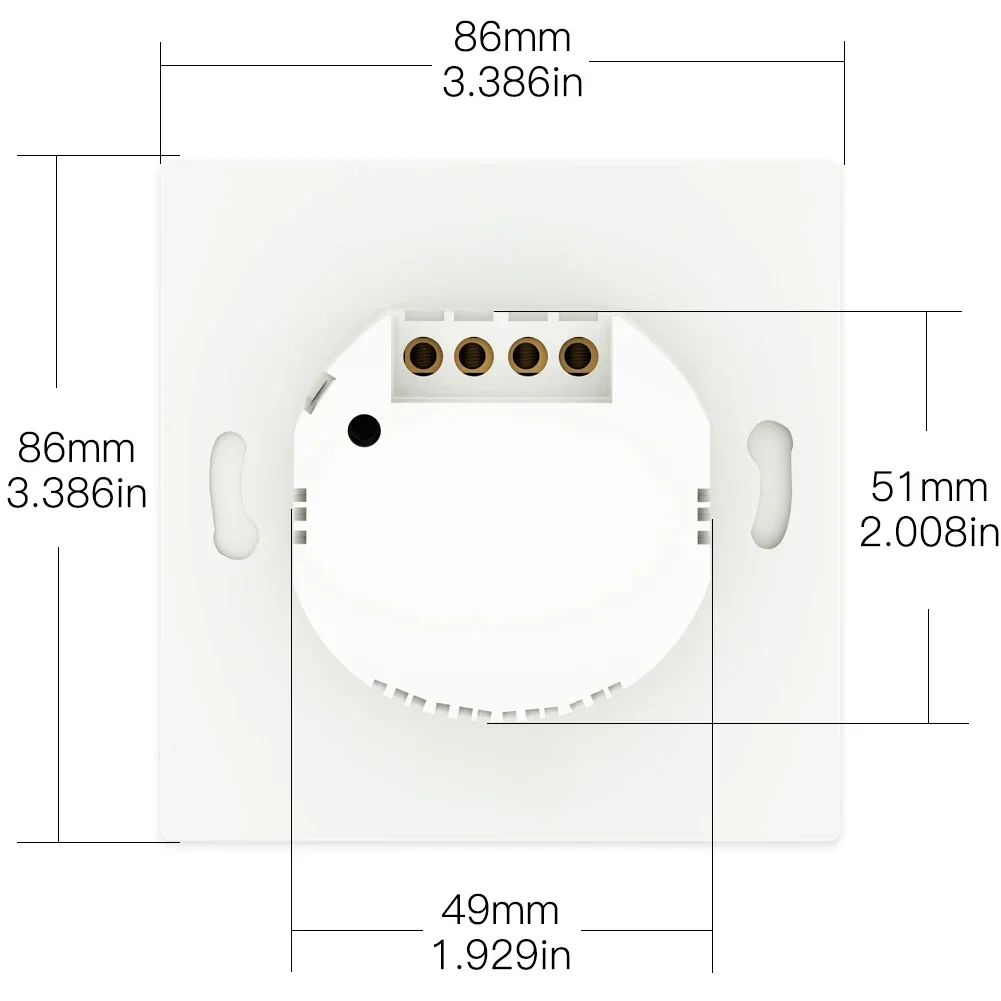 WiFi Akıllı Duvar Işık Anahtarı RF433 Basma Düğmesi Verici Akıllı yaşam Tuya App Uzaktan Kumanda Alexa Google Home ile Çalışır