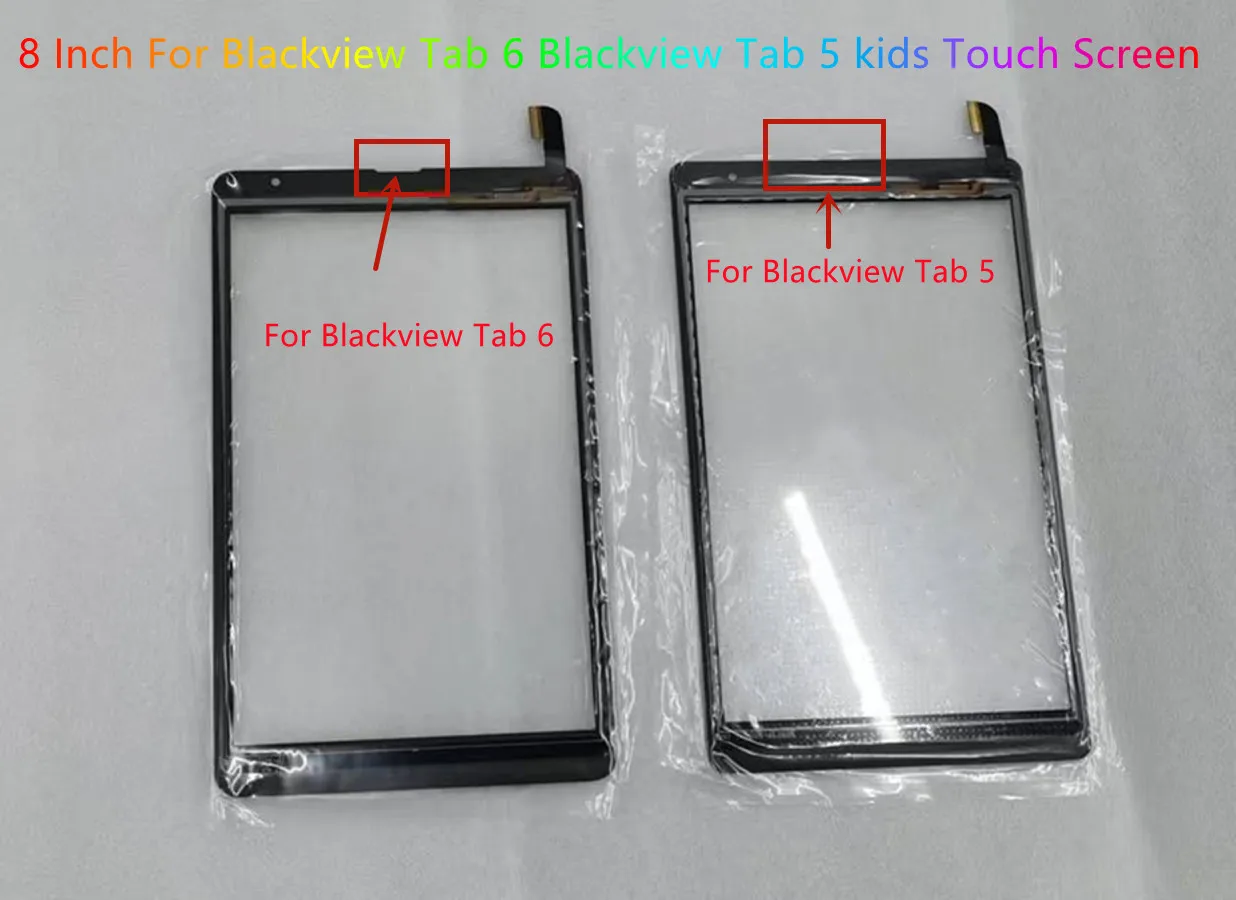 

8'' Inch For Blackview Tab 6 Blackview Tab 5 kids Tablet PC Capacitive Touch Screen Digitizer Sensor External Glass Panel Tested