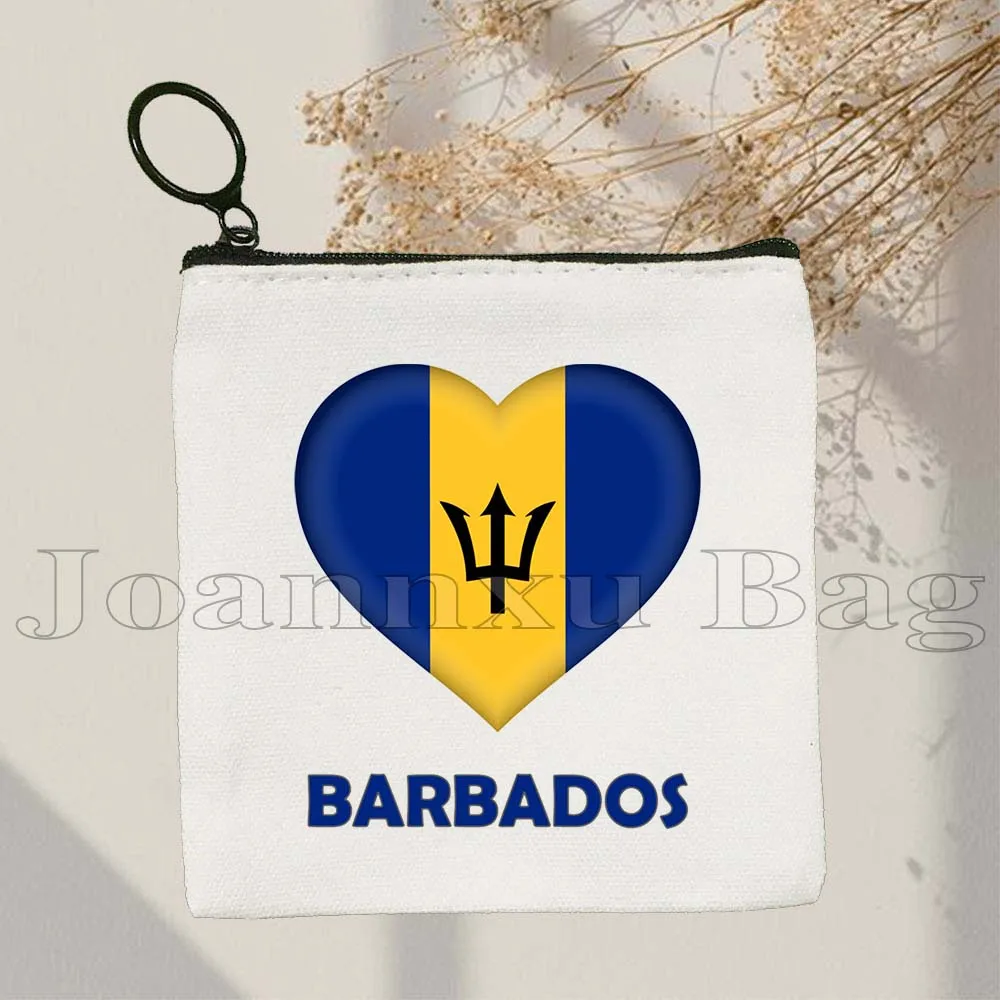 Malaysia Luxembourg Bulgaria Slovenia Brunei Lithuania Barbados Bolivia Dominican Lesotho Heart Flag Coin Purse Key Case Bag