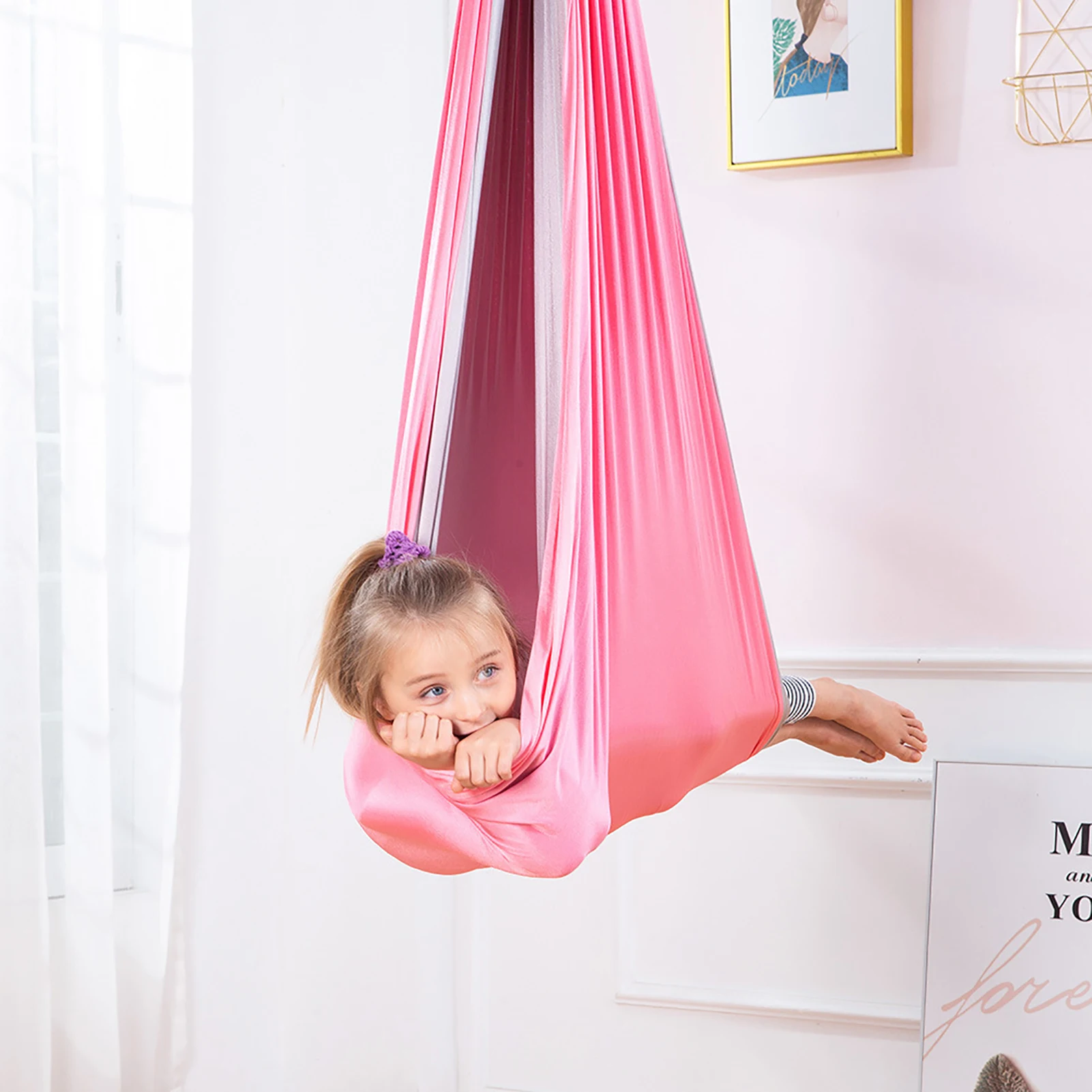 Indoor Sensory Swing For Kids Indoor Hammock Indoor Swing For Autisms ADHD And Sensory Processing Disorder Kids Soothing Sensory