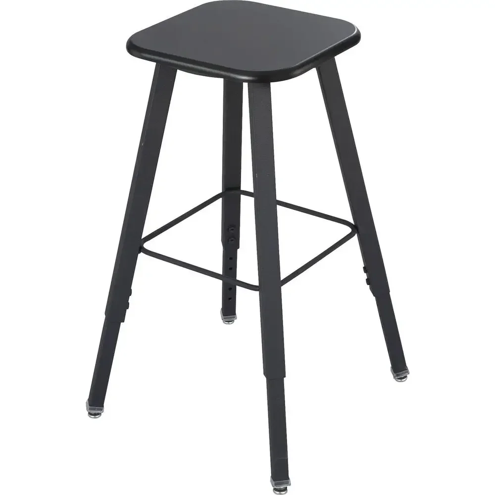 

Products 1205BL Alphabetter Stool for Alphabetter StandUp Desk Sold Separately, Black Frame, Black Seat Classroom and Home Scho