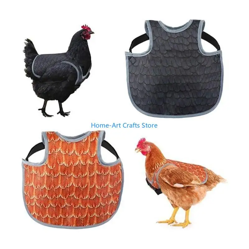 Y3NA Farm Level Waterproof Hen Covers Set of 2 Quick Assembly Design Prevents Mating Injury Effectively