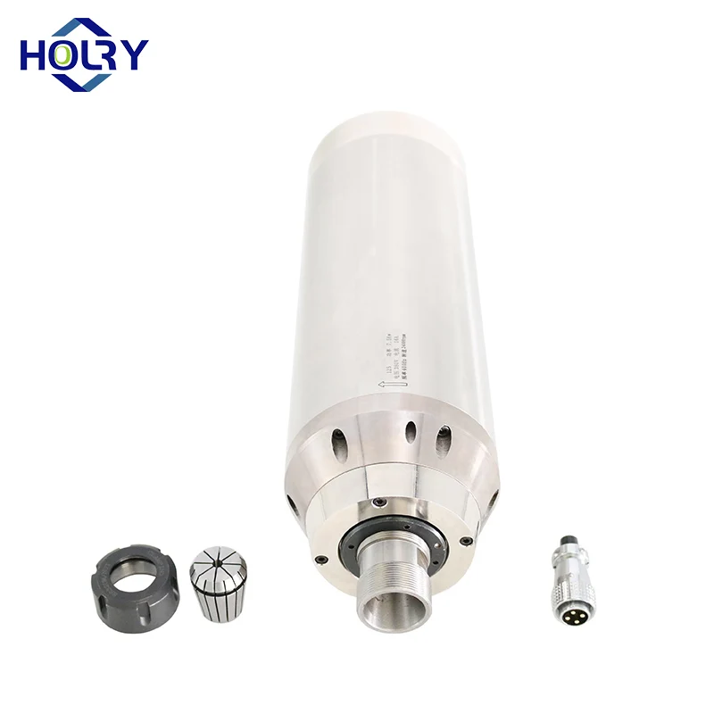 3.7kw Small Water Cooled Bldc Servo Electro Electric Spindle Motor Nut Round Er25 Collet CNC Atc For Lathe Quick Change