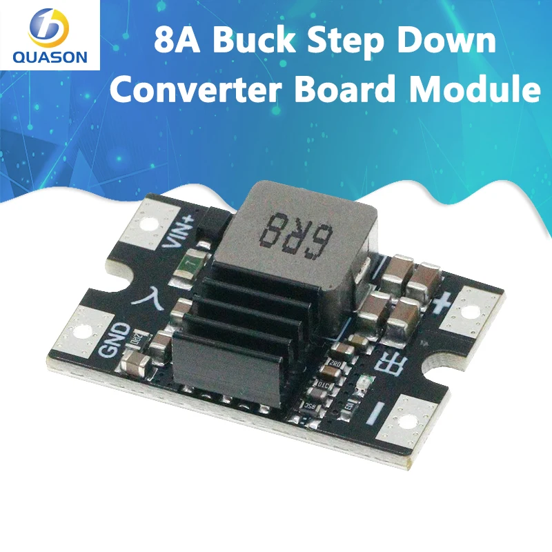 High Efficiency Output DC-DC 25V to 3.3V/5V/9V/12V 8A Buck Step Down Converter Board Module Voltage Regulator PCB Board