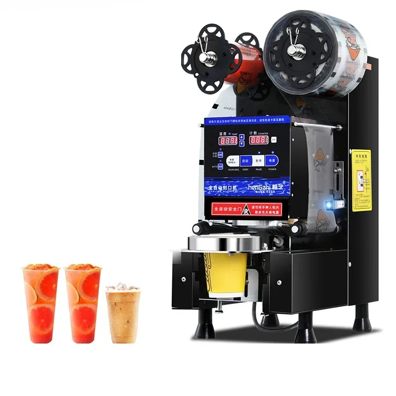 Intelligent Automatic Sealing Machine Bubble Tea Machine Milk Tea Sealing Machine Drink Soy Milk Paper Cup Sealer