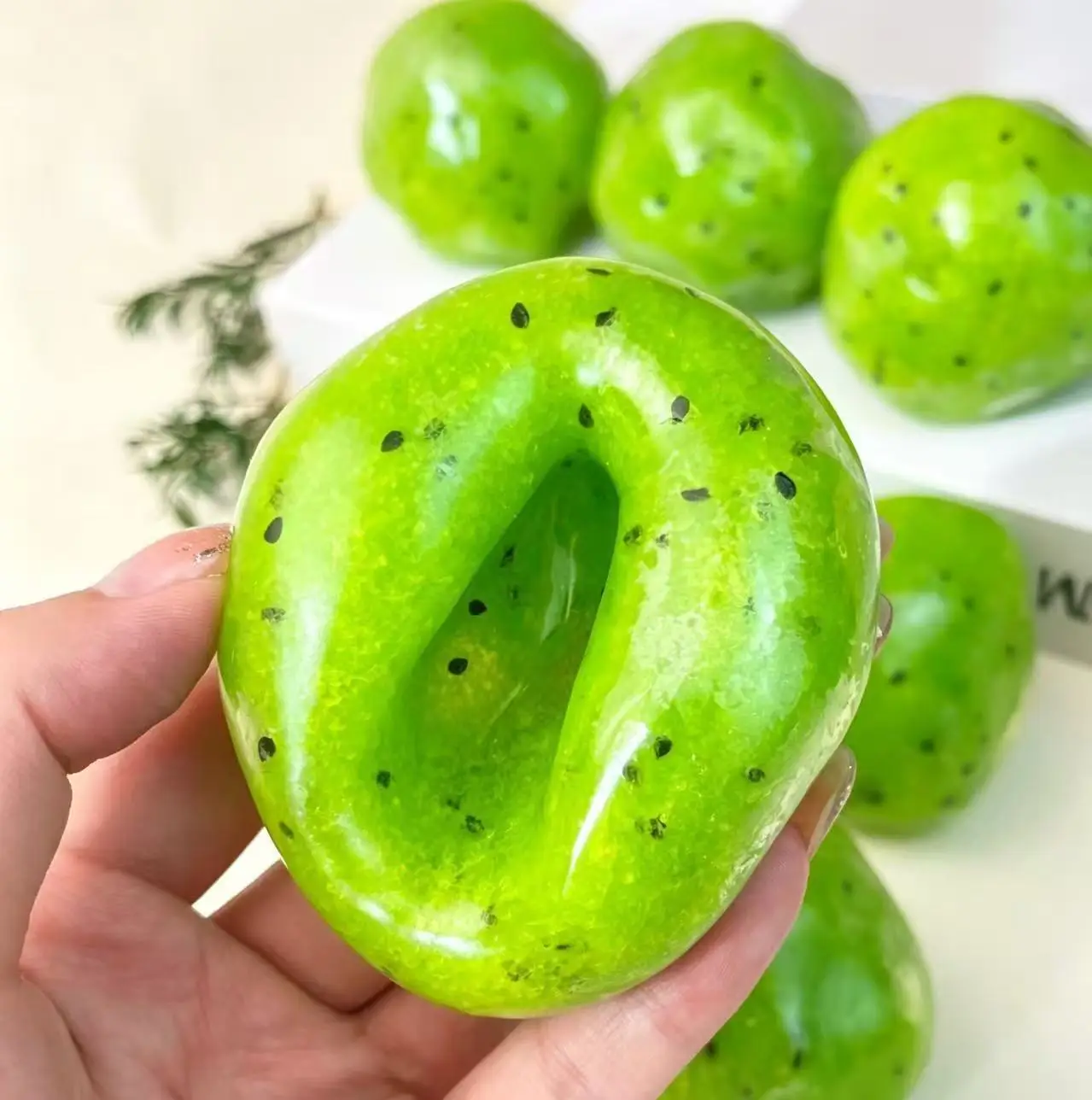 2026 Handmade Watermelon & kiwi fruit Slushy Squishy Toy Soft Stress Relief Squeeze Toy Realistic Fruit Simulation Model Gift - view 2