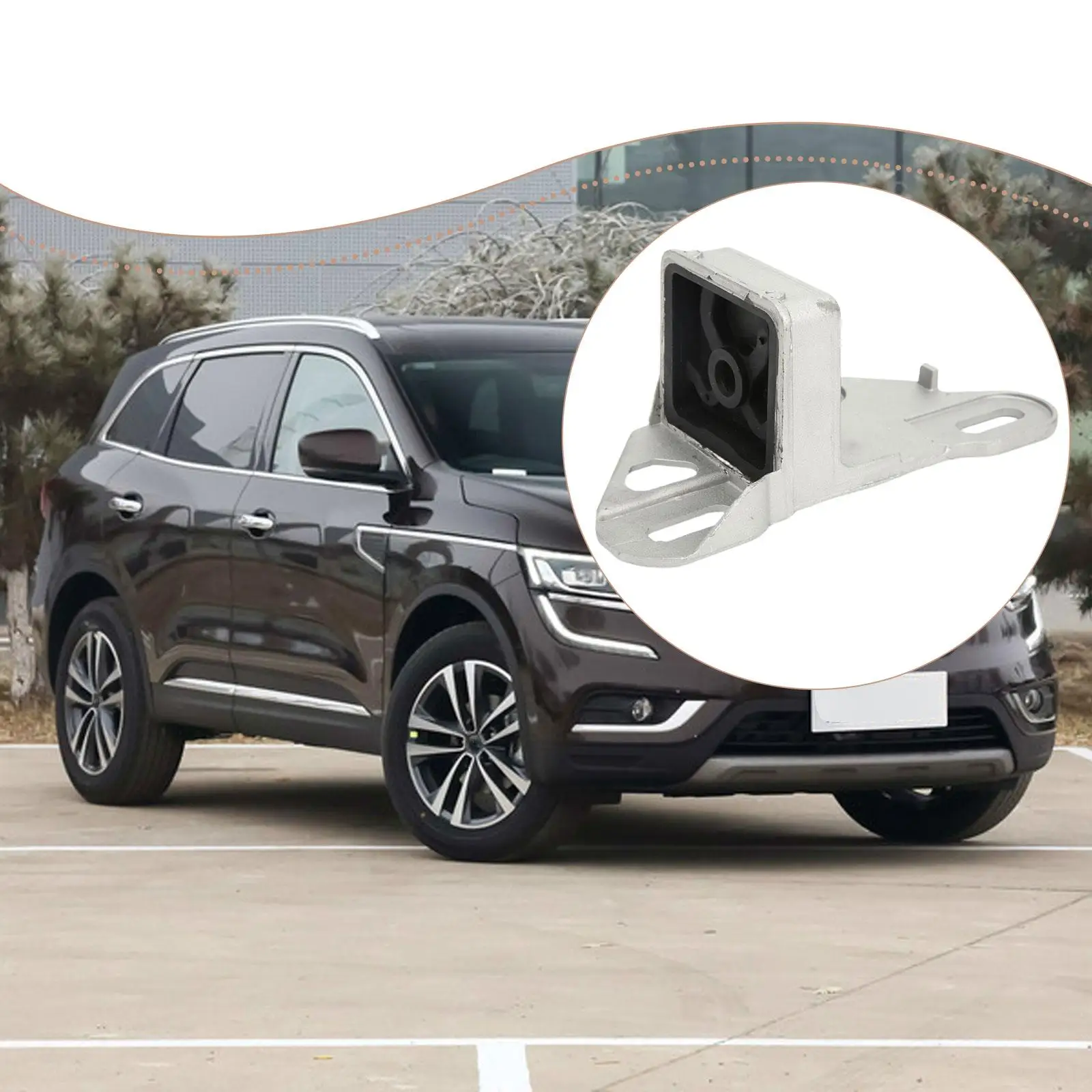 

Rear Exhaust Mounting Bracket Compatible 7700424339 Easy Installation Supplies Spare Parts Accessory for Clio MK2