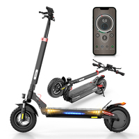 10 inch Electric Scooter 350W 10Ah Scooter for Adults 40 km/h Speed 40km Max Range Off Road draw folk Scooter with APP