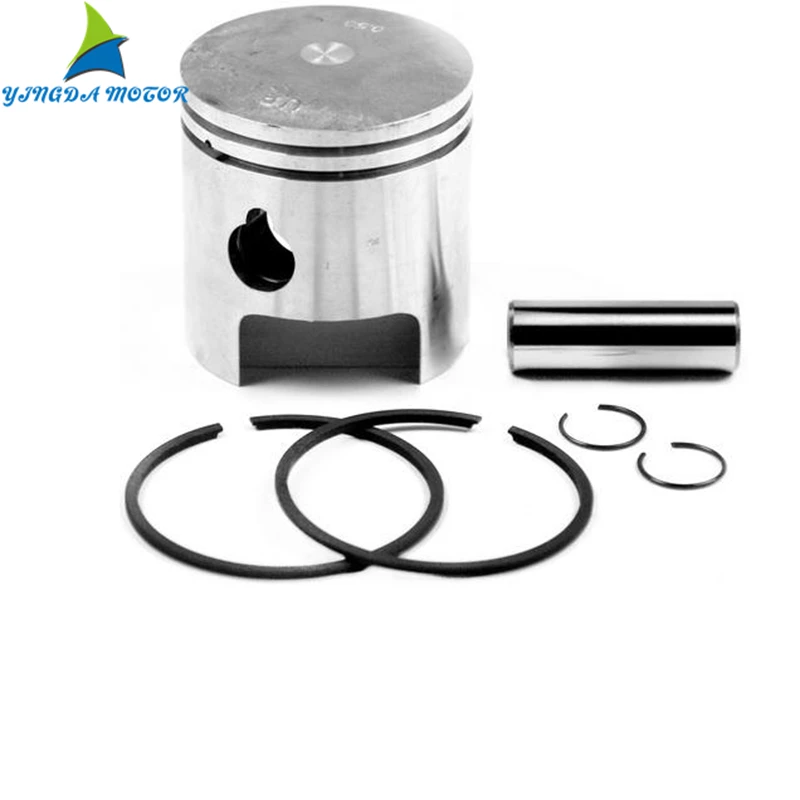 

350-00001 STD Piston 60MM For Tohatsu Outboard Motor 2T M18E 18HP with Piston Ring STD 350-00011-0;350-00001-0