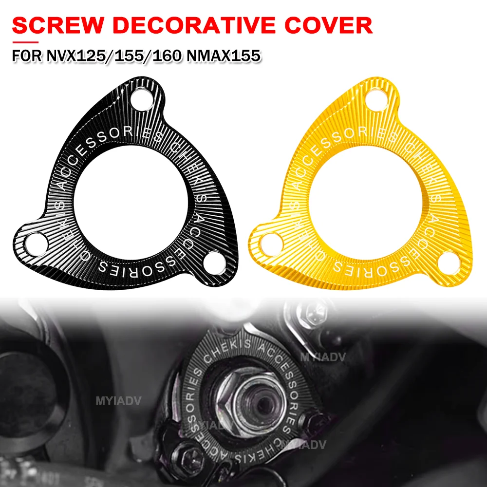 

Motorcycle Rear Wheel Axle Fork Cap Slider Screw Nut Decorative Cover Accessories For Yamaha NMAX155 NMAX AEROX NVX 125 155 160