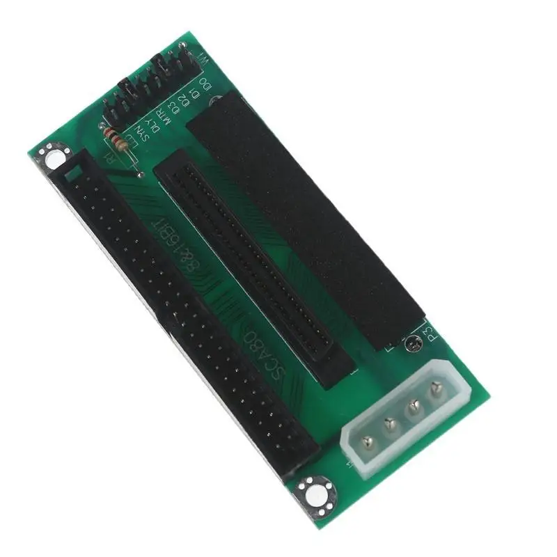 652F SCSI 80-pin, to 68-pin to 50-pin Adapter Card Transmit Data for Mini 50 Pin IDE Hard Disk Adapter Accessories