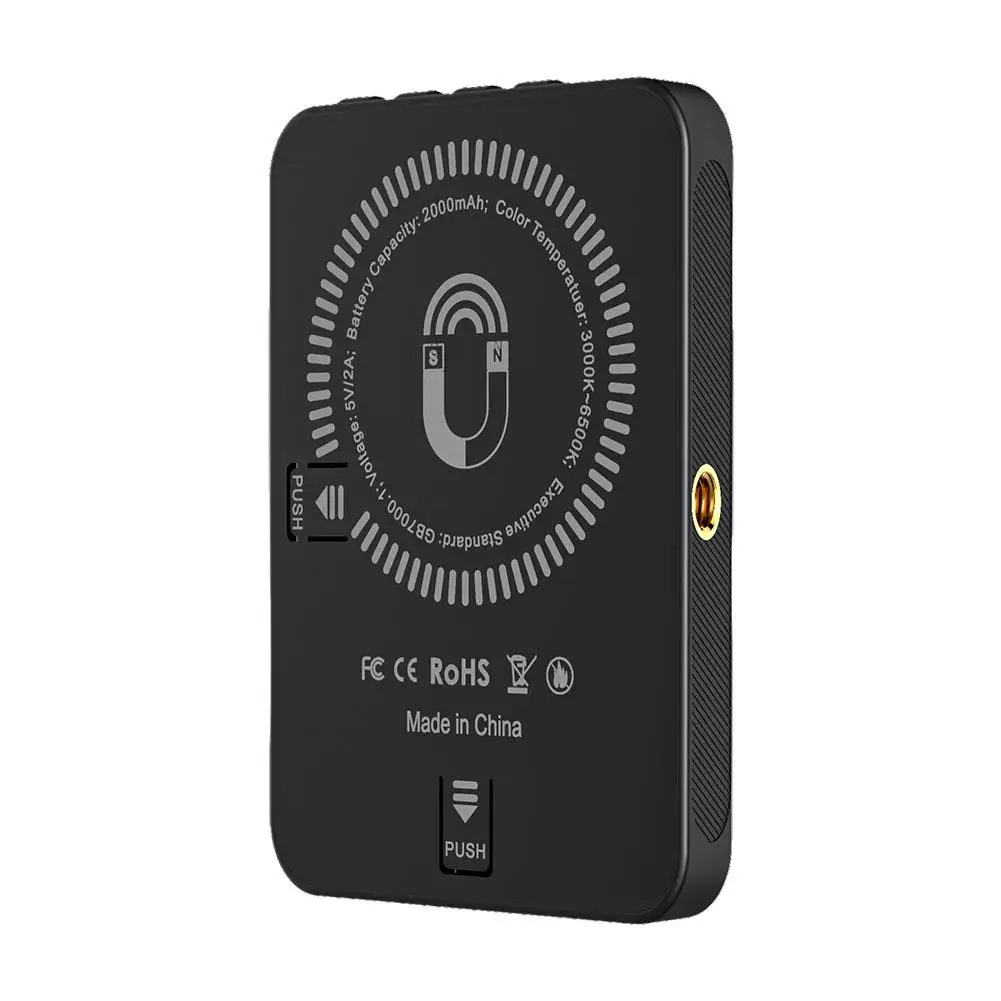 Magnetic Fill Light Rechargeable LED Selfie Light For Phone IPad Portable Video Light Multiple Scenes 360 Rotatable Selfie H0O3