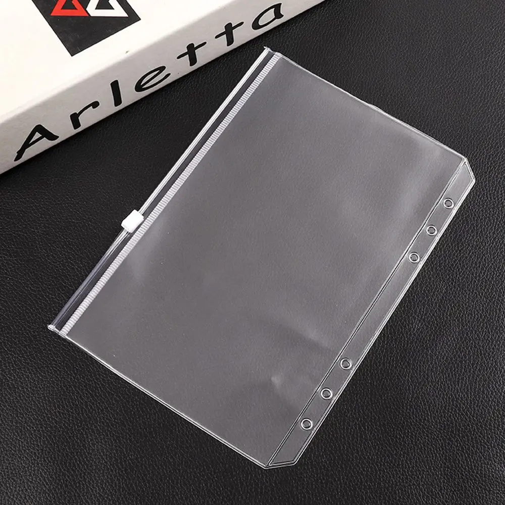 

Ticket Card Organizer Bag Sticker Storage Bag with Flap Binder Zipper Folders Loose Leaf Bags Notebook Binder Binder Pockets