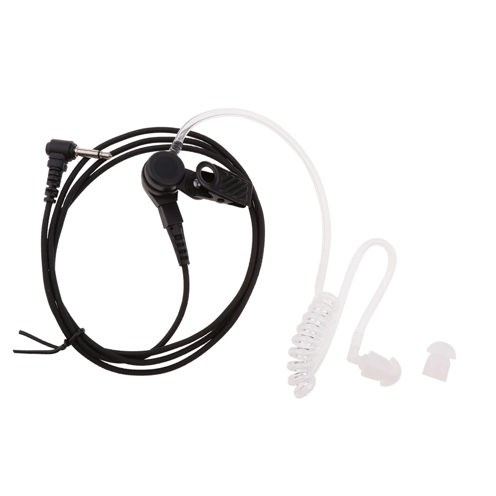 Two Way Radio Earpiece Acoustic Tube Clear Sound Wired Headphones for Security and Warehouse