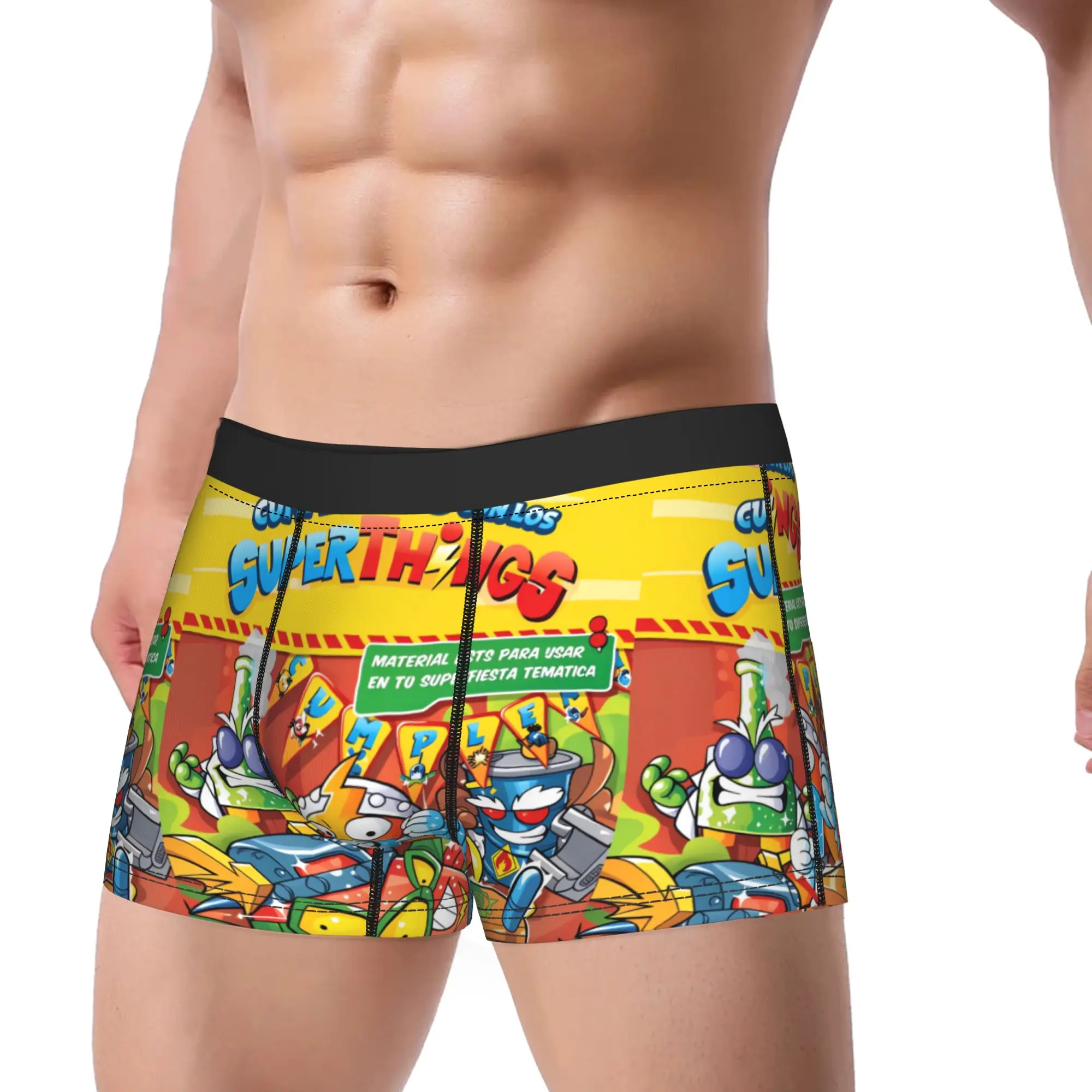 

Super Zings Underwear Man Panties Printing Novelty Boxershorts Hot Sale Boxer Brief Large Size