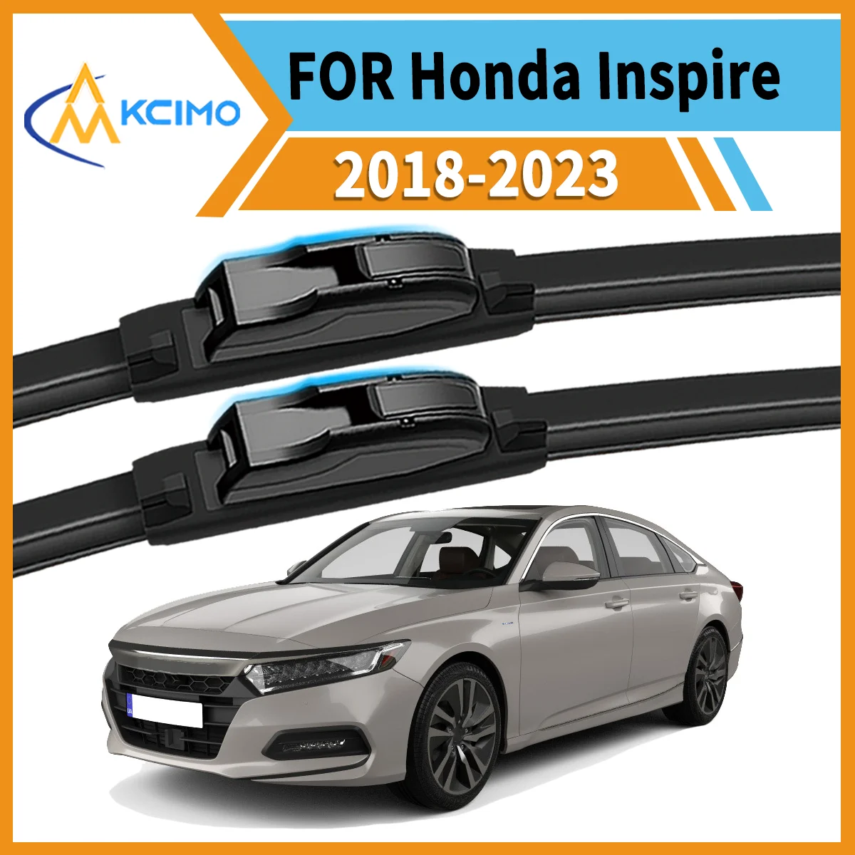 

Upgrade Your Visibility 2 Front Wiper Blades for Honda Inspire 2018-2023 All-Season Performance Crystal Clear View Safe Driving