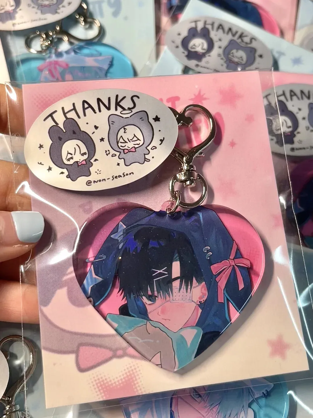 ALIEN STAGE Anime KeyChain Women Breloczek do kluczy dla mężczyzn Akrylowy brelok do kluczy samochodowych Party Pendant Cos Girls Friend Gift — zdjęcie 5