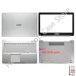 Nuovo per Dell Inspiron 15 5000 5570 5575 Cover posteriore LCD per Laptop serie/cornice anteriore/poggiapolsi/cerniere/custodia inferiore argentata