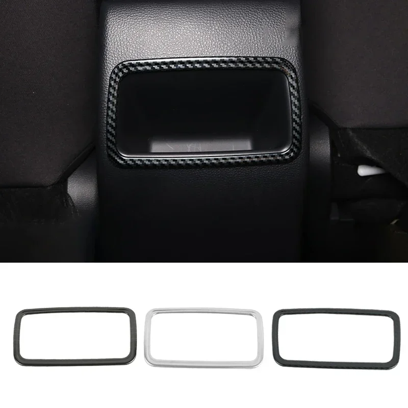 Car Rear Armrest Box Air Condition Vent Outlet Frame Cover Trim Sticker For Toyota Corolla E210 2019 2020 2021 2022 2023 Hybrid