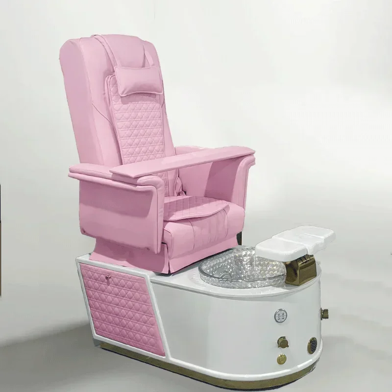 

-Salon Beauty Nail Whirlpool modern no plumbing pink manicure luxury nail salon furniture spa pedicure chairs
