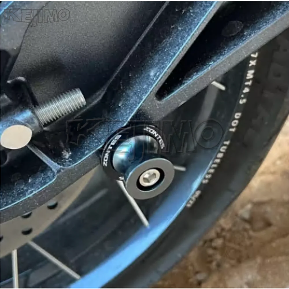 

For Zontes ZT310X 310T 310V ZT310R 310R G1 125 ZT125 ZT Swingarm Spools Slider Stand Screws Bolts CNC 8MM Motorcycle Accessories