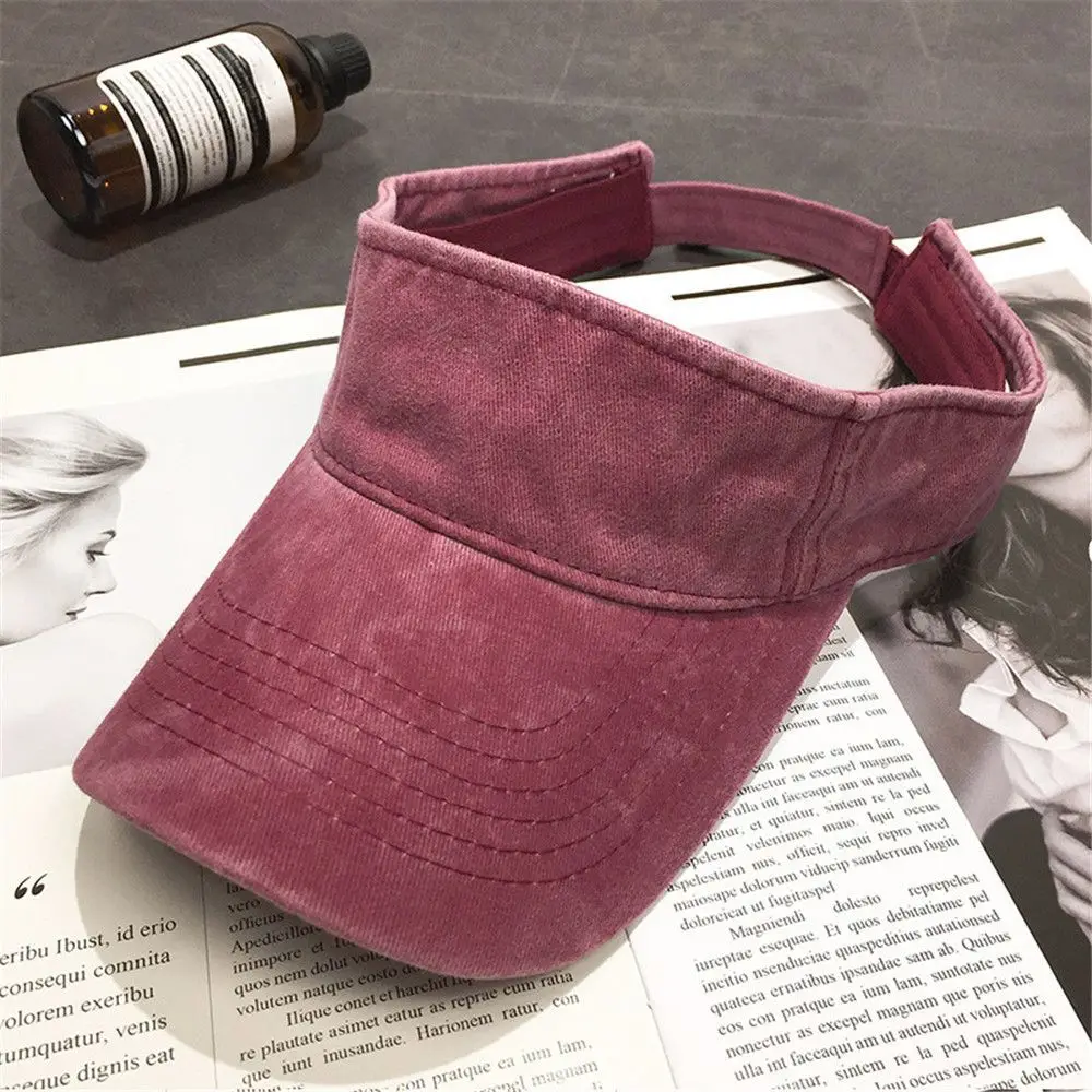 Sun Visor Hat Women Men Sports Cap Quick Dry Golf Tennis Hat Lightweight Visor Roll-up Portable Beach Cap Summer Hat view 3