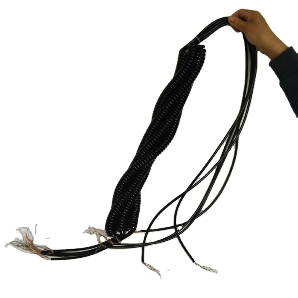 12 noyaux 14 noyaux 3 mètres CNC MPG bobine câble en spirale câble conducteur en aluminium plaqué cuivre