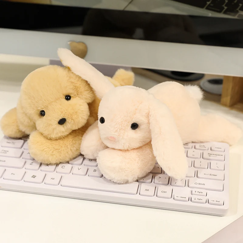 Poupée animale parfumée de 20cm, compagnon de Table en peluche, lapin renard Golden Retriever, décor de salle de classe de bureau, cadeau d'anniversaire