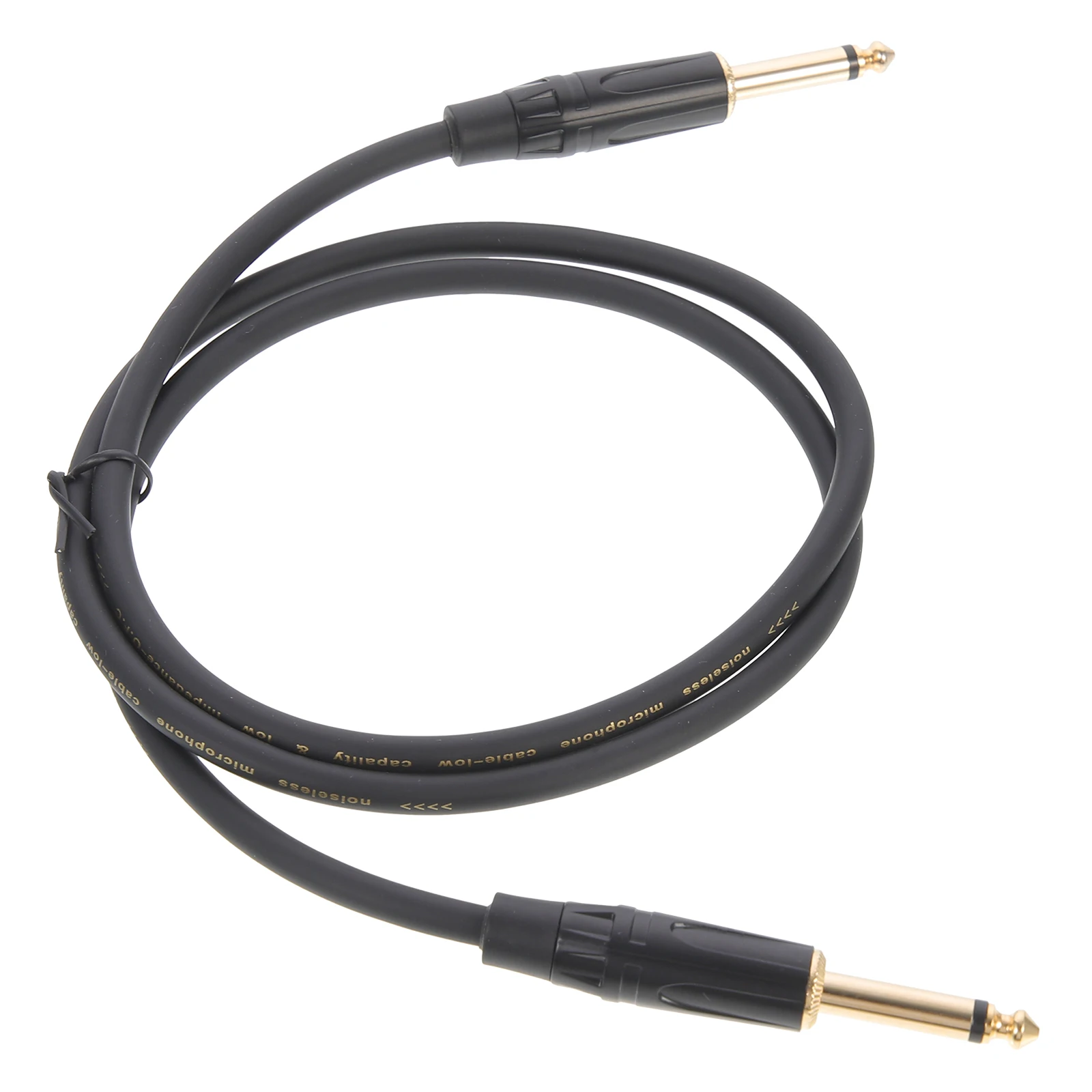 

Electric Guitar Cable Speaker Connection Wire PVC Instrument Mixer Cord Bass Audio Line Durable Shielding Design Anti