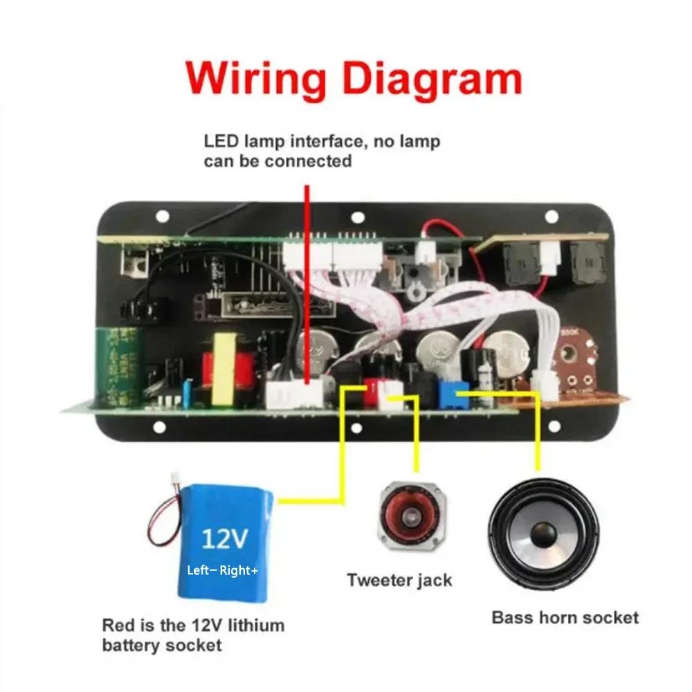 WOOPKER 30 واط-120 واط الرقمية بلوتوث مكبر للصوت مجلس D10C مضخم الصوت المزدوج ميكروفون أمبير المتكلم لسيارة كاريوكي المسرح المنزلي لتقوم بها بنفسك