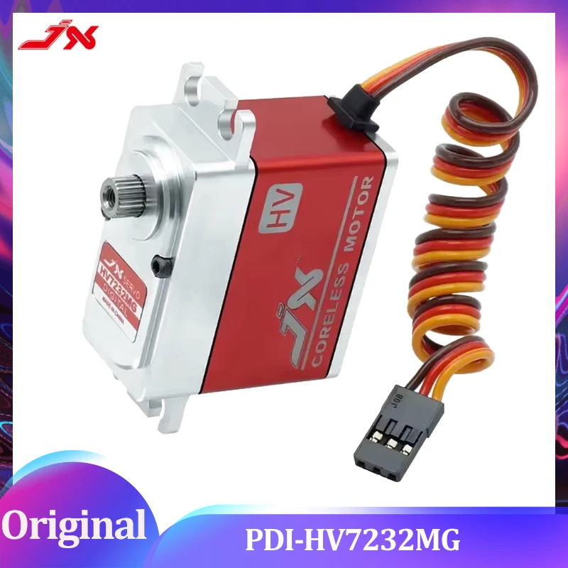 JX Servo PDI-HV7232MG 30KG Large Torque 180-Degree High Voltage Digital Servo for RC Helicopter Aircraft Model