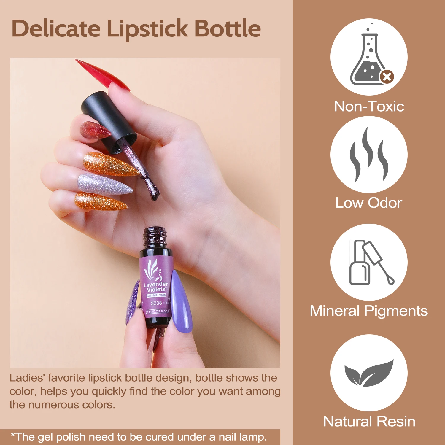 45 kleuren bruin rood roze glans glitter serie gel polish set en 4 flessen basis toplaag nagelprimer voor nail art manicure