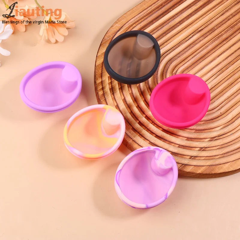 1pcs Silicone Flat Fit Design Extra Thin Reusable Silicone Menstrual Disc For Women Menstrual Tab Sterilizing