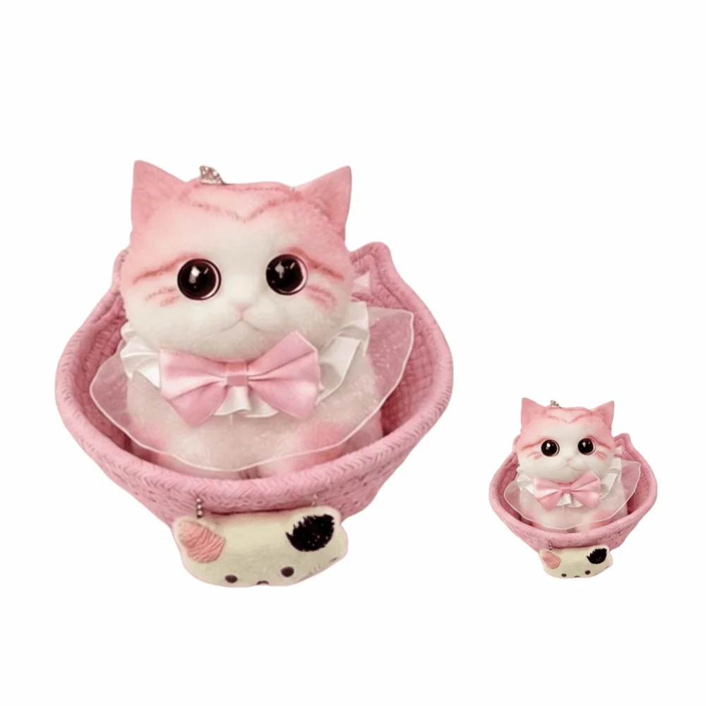 Lovely Soft Squishy Cat Toy Slow Rebound Pinching Squishy Kitten Toy Large Small Cat Fidget Toy Desktop Display