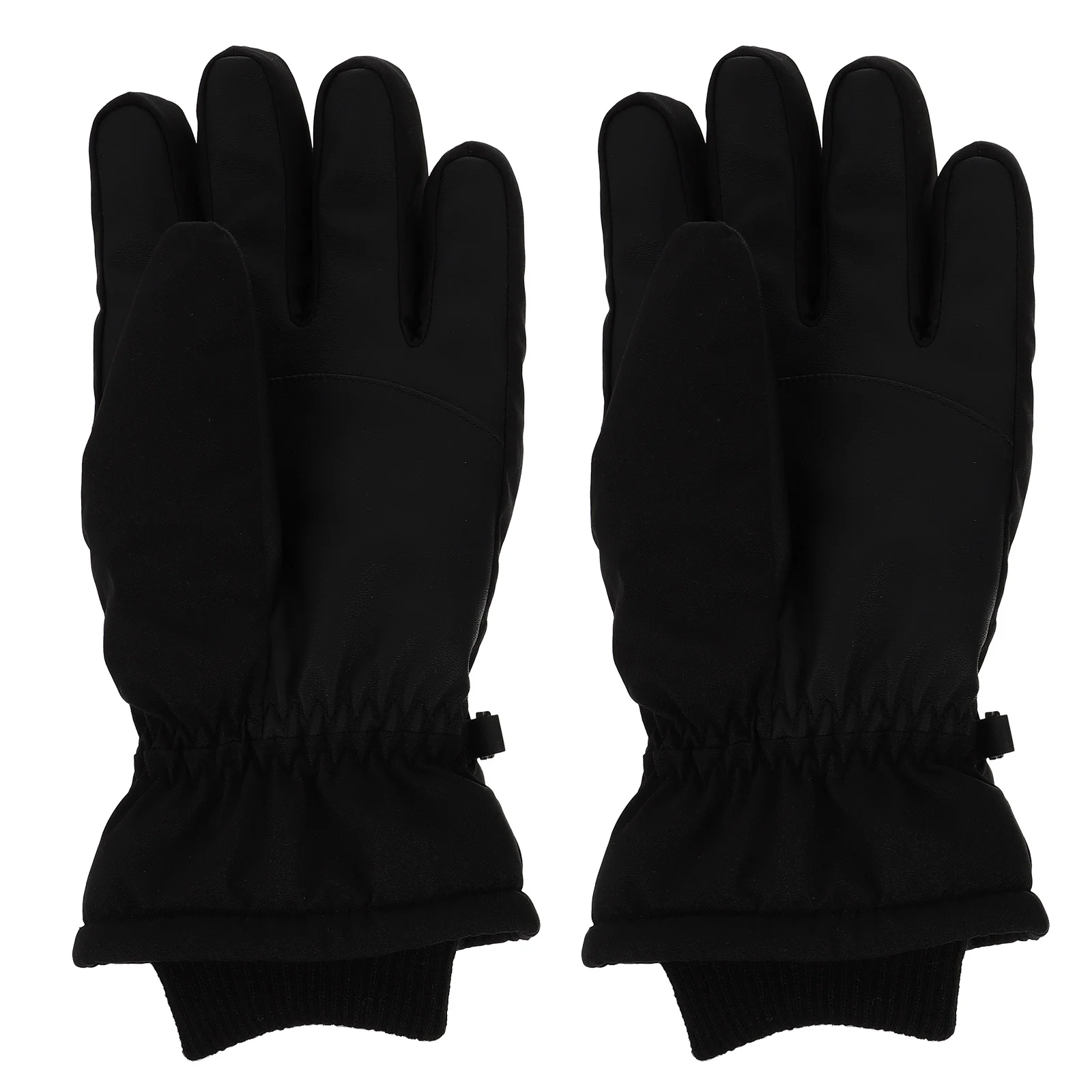 Veneer Ski Gloves Work Heated for Men Winter Waterproof Fluff Mittens Cold Resistant