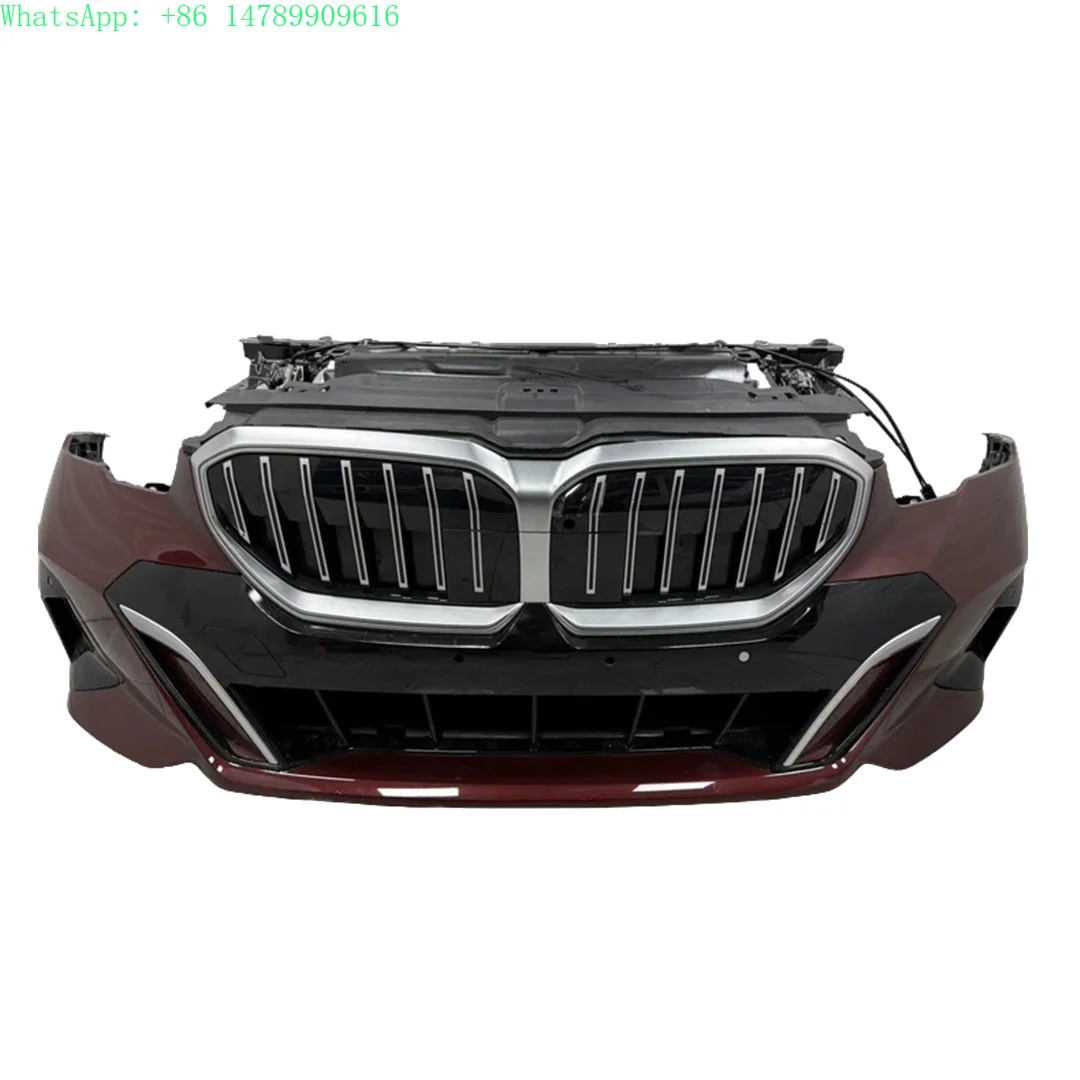 

for 5 Series G68 Front Bumper Assembly with Headlights Tank Electronic Fan Bolt-On Upgrade Kit Plastic