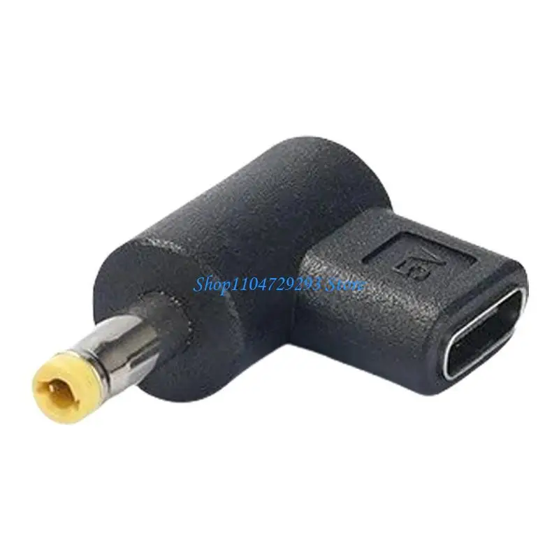 

Y2GD 5.5x2.5/3.0x1.1/3.5x1.35/4.0x1.7/4.8x1.7/5.5x2.1mm to USB Type C Connector Adapter 90 Degree 5525 Male to USB C Male