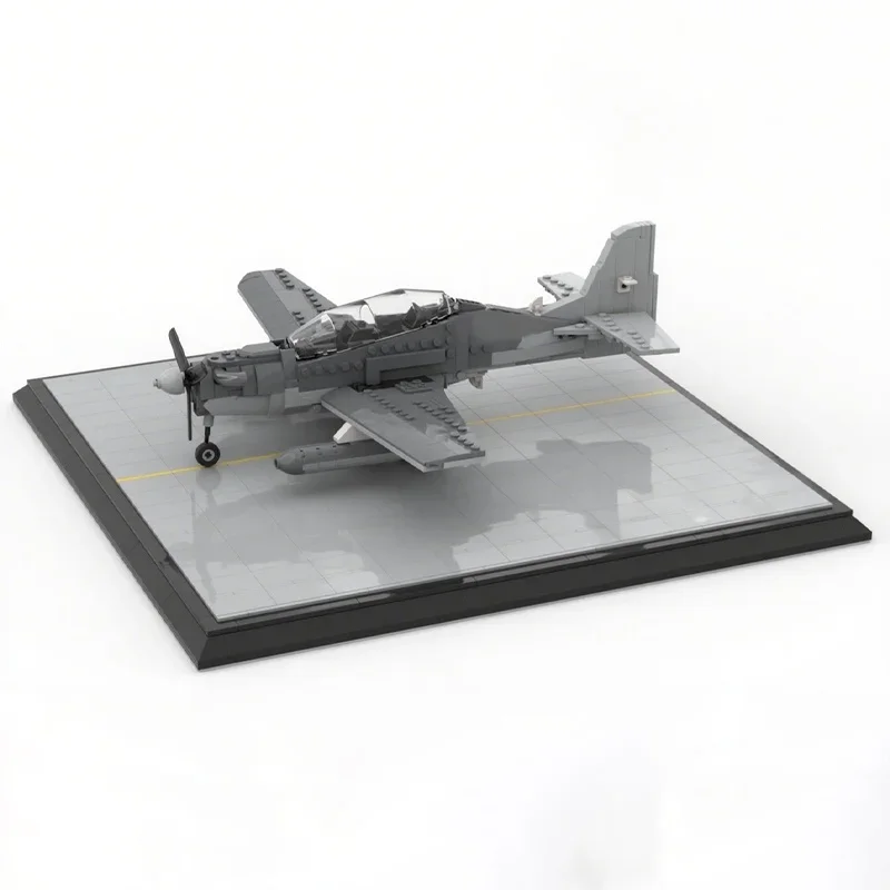 387 Uds MOC Embraer EMB T Tucano Creator diseñador modelo bloques de construcción construcción montar regalos de navidad juguetes DIY Idea niños