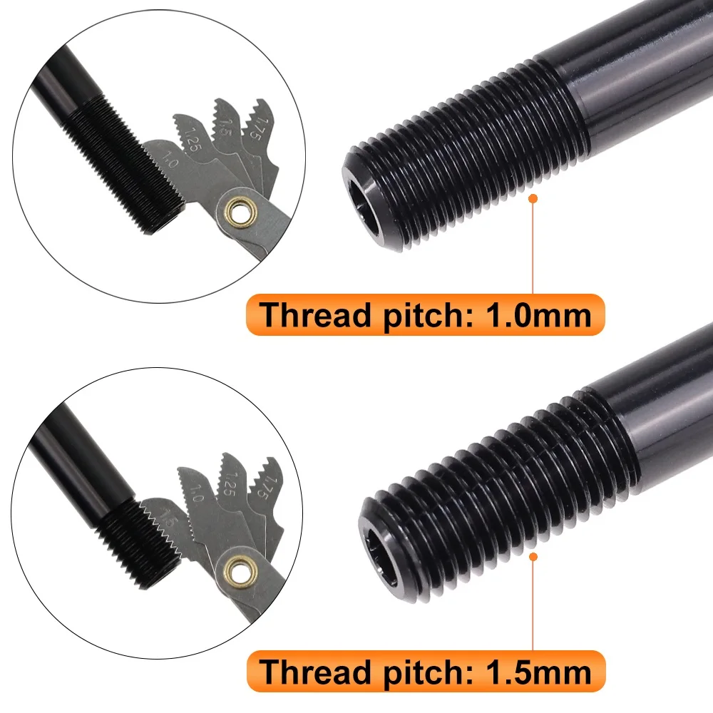 HEPPE MTB Road Bike Thru Axle Front Fork Shaft Skewers Rear Hub Thru Axle 12x142/148 12x100/110 Bike Barrel Axle M12xP1.0/1.5
