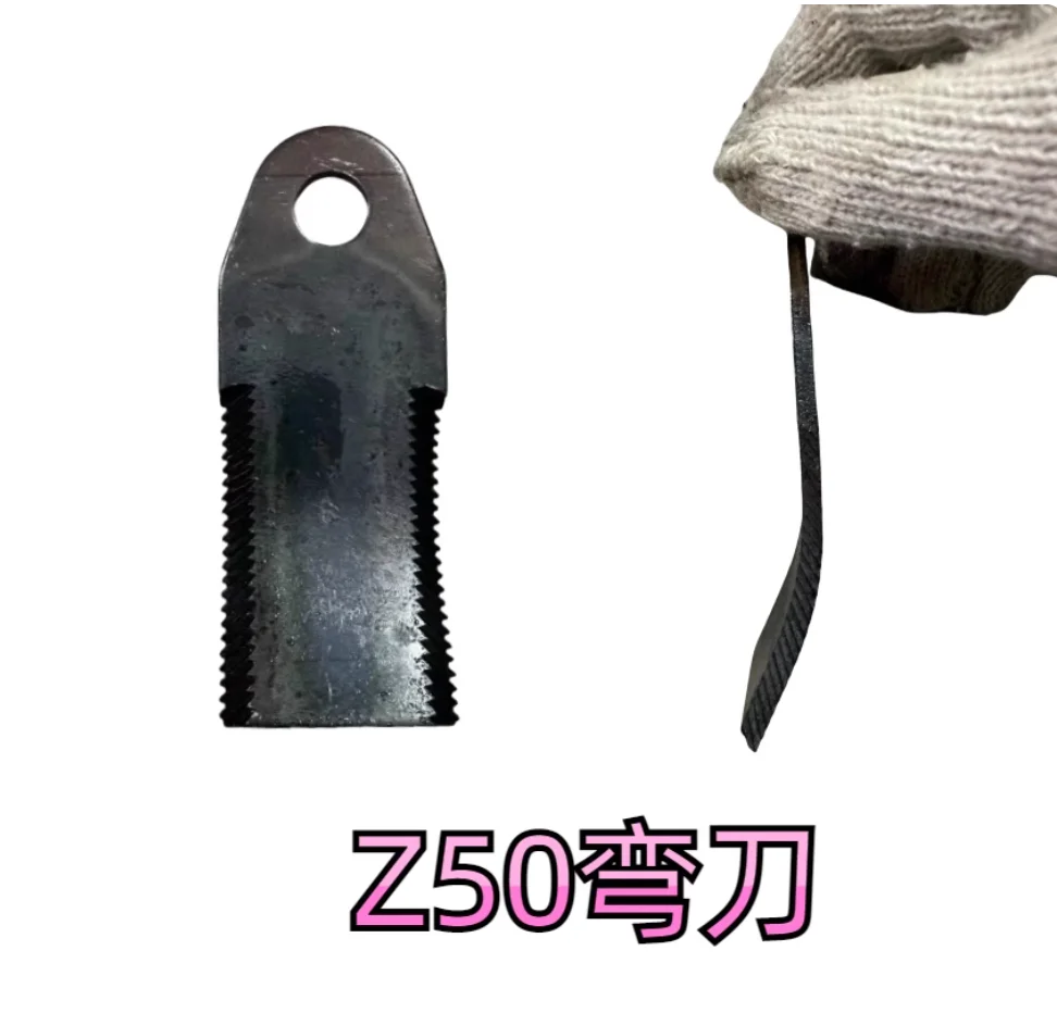 

New tracked remote-controlled lawn mower with swinging blades, specialized straight blades, vertical blades