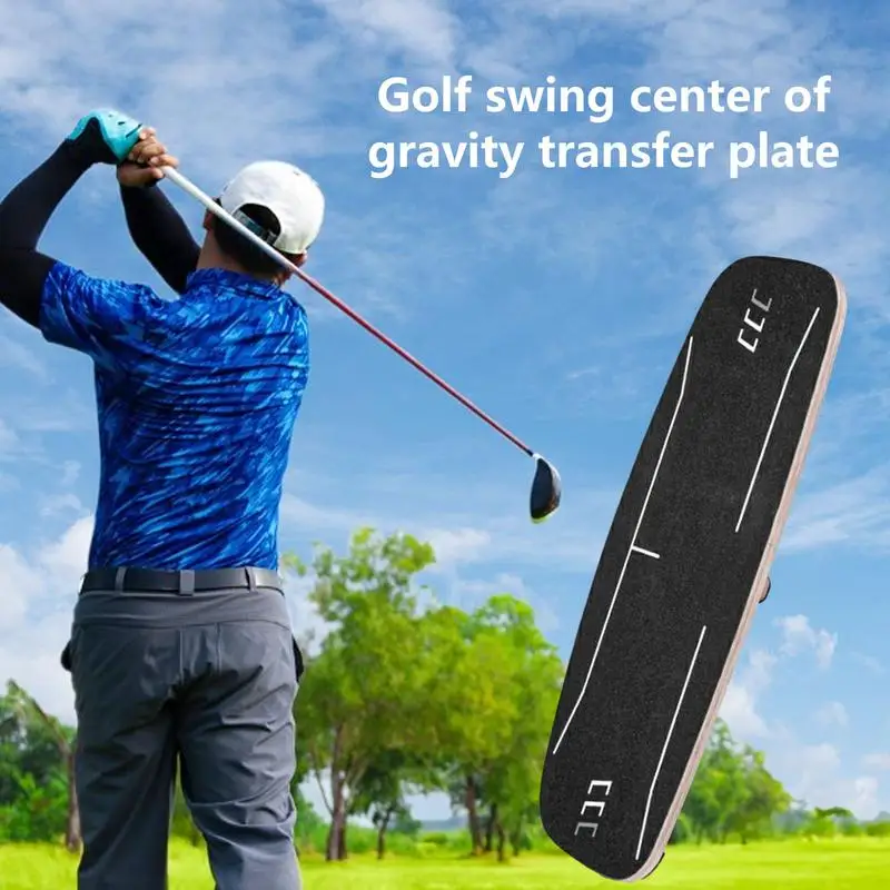 

Golf Swing Plate Center Gravity Transfer Golf Swing Training Improve Balance and Stabilize Beginners Increase The Swing Speed