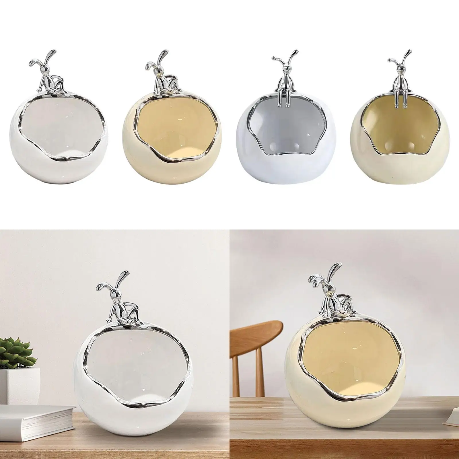 

Ящик для хранения кролика, декоративные украшения в виде кролика, креативный подарок, офисный стол, фигурка, ящик для хранения ключей для офиса, украшения дома