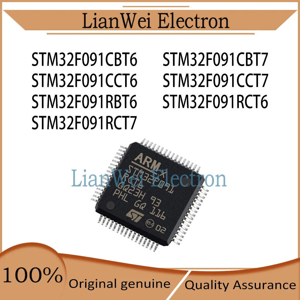 STM32F091 STM32F091CBT6 STM32F091CBT7 STM32F091CCT6 STM32F091CCT7 STM32F091RBT6 STM32F091RCT6 STM32F091RCT7 IC MCU Chipset