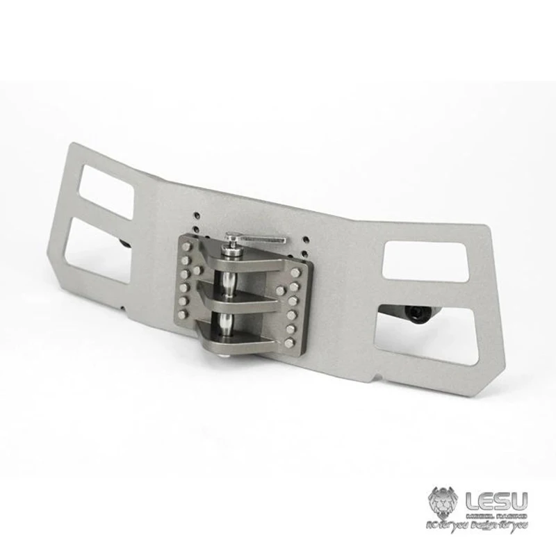 Lesu 1/14 tamiya caminhão lama cabeça modelo modificado acessórios 3348 3363 pára-choques gancho dianteiro G-6130