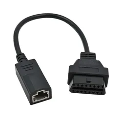 Dla Honda 3pin męski do żeńskiego OBD2 16pin kabel do Honda skaner samochodowy OBD Adapter OBDII 3 pin do 16 złącze pinowe