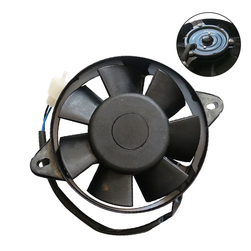 Motorcycle water tank fan cooler water cooler 200cc 250cc 300cc bicycle ATV four-wheel drive kart electric radiator view 3