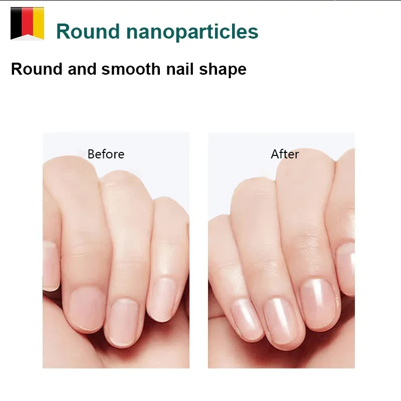 مجموعة مبرد أظافر زجاجي صغير ومجموعة نانو شينر - أداة مانيكير لطيفة وخالية من الكحول لتشكيل وتلميع وطبيعية أو أكري