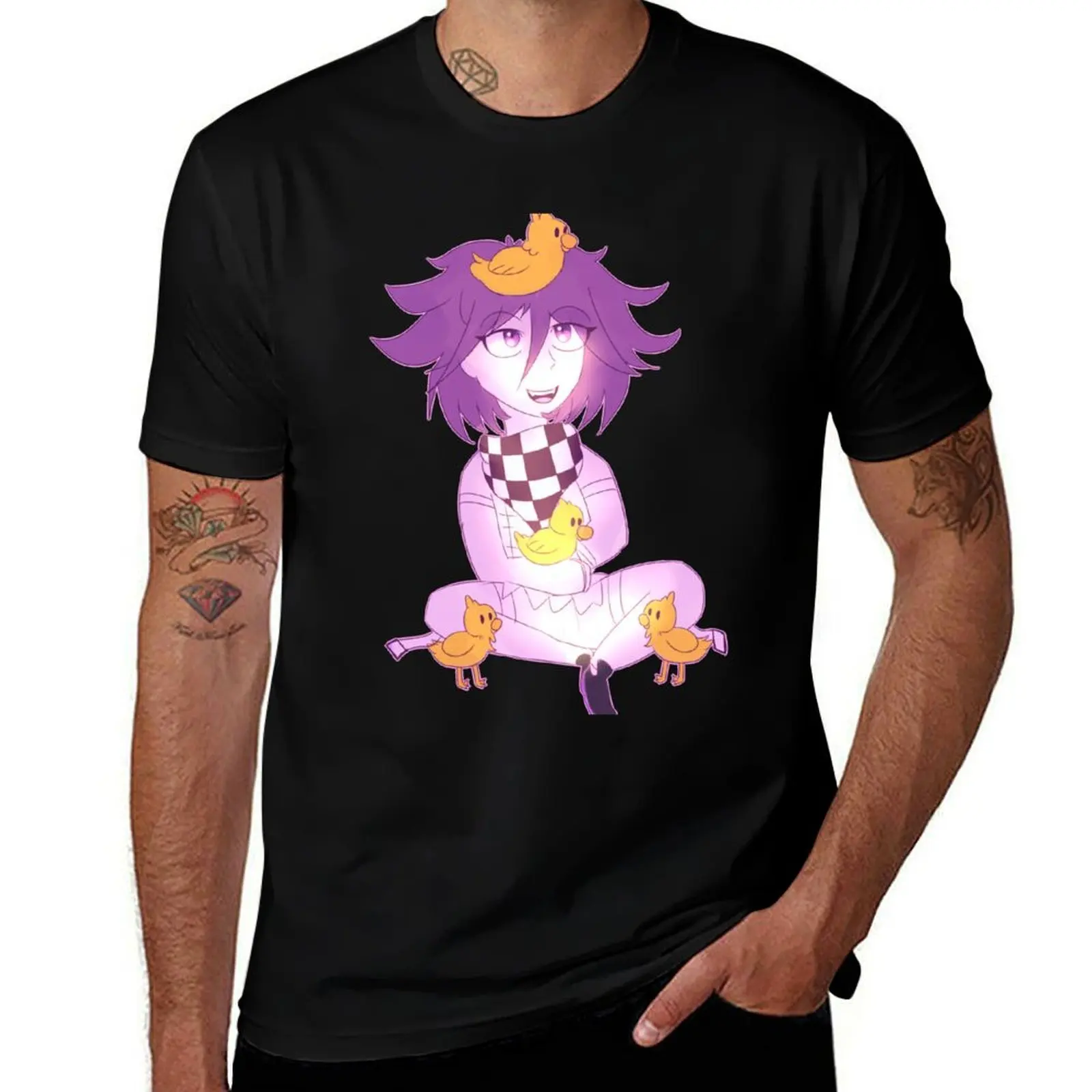Kokichi with Ducklings T-Shirt Plus Size Summer Casual T-Shirt