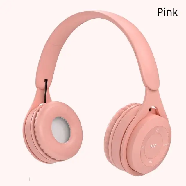 Y08 Draadloze Bluetooth-hoofdtelefoon Macaron-hoofdtelefoon Stereo hoofdband Gaming-headset met microfoon Gamer Girl-cadeau voor mobiele tablet